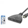 HADRON HDX7870 HDMI Switch 4K 60 Hz HDR 3 In 1 Out - Siyah