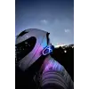 Helmet Graffiti Motor Kask Kulaklık Rgb Modlu Su Geçirmez 6.0 Bluetooth Intercom Yenı Model