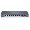 Hikvision DS-3E1510P-SI 8 Port 10-100-1000 Mbps Gigabit Akıllı Yönetilebilir PoE Switch