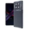 Honor Magic 7 Lite Kılıf Auto Focus Karbon Kapak - Lacivert