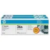 HP 36A Black Siyah Çiftli 2.000 Sayfa Toner CB436AD
