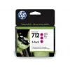 HP 712 Magenta Kırmızı 29ML 3Lü Paket Plotter Kartuşu 3ED78A (KDO)