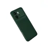 Huawei Honor 600 Auto Focus Karbon Kapak - Koyu Yeşil