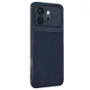 Huawei Honor 600 Auto Focus Karbon Kapak - Lacivert