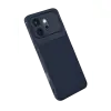 Huawei Honor 600 Auto Focus Karbon Kapak - Lacivert