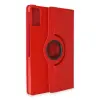 Huawei Honor Pad 10 12.1 Kılıf 360 Tablet Deri Kılıf - Kırmızı