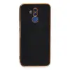 Huawei Mate 20 Lite Kılıf Volet Silikon - Siyah