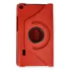 Huawei Mediapad T3 7 Kılıf 360 Tablet Deri Kılıf - Kırmızı