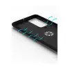 Huawei P40 Kılıf Range Yüzüklü Silikon - Siyah-mavi
