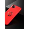 Huawei Y5p Kılıf Range Yüzüklü Silikon - Kırmızı
