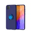 Huawei Y5p Kılıf Range Yüzüklü Silikon - Mavi