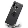 Huawei Y6p Kılıf Range Yüzüklü Silikon - Mavi