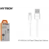 Hytech HY-X106 2m 2.4A Type-C Beyaz Şarj Kablosu (KDO)