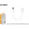Hytech HY-X114 2İN1 20cm 3A USB Lightning + MİCRO (KDO)