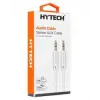 Hytech HY-X70 1m Beyaz 3.5mm Stereo Ses Kablosu