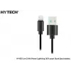 Hytech HY-X93 1m 2.A iPhone Lightning Şarj Kablosu Siyah (KDO)