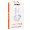 Hytech HY-XE40PD PD Kablo Seti 1PD 20W Hızlı Ev Şarj Adaptör