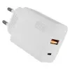 Hytech HY-XE46 Type USB-C 20W PD +USB QC 3.0 Hızlı Ev Şarj Adaptörü (KDO)