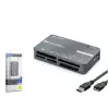 iETOP C308 USB 3.2 Gen1 All in One Kart Okuyucu CF SD MicroSD MS XD 5 Gbps Siyah (KDO)
