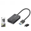 iETOP C313 USB Type-C 3.2 Gen1 All in One Kart Okuyucu CF SD MicroSD MS 5 Gbps Siyah