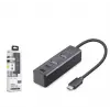 iETOP TU1009 Type-C 3.2 Gen2 Hub 4 Port 10 Gbps Siyah (KDO)