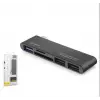 iETOP TU251 Type-C 3.1 Gen1 Combo Hub Kart Okuyucu 5 Port 5 Gbps Siyah (KDO)
