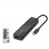 iETOP TUH305 Type-C 3.2 Gen1 Combo Hub PD HDMI 4K 5 Port 5 Gbps Siyah