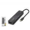 iETOP TUH305 Type-C 3.2 Gen1 Combo Hub PD HDMI 4K 5 Port 5 Gbps Siyah (KDO)
