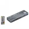 iETOP TUH353 Type-C 3.1 Gen1 Combo Hub PD HDMI 4K 5 Port 5 Gbps Alüminyum Gri (KDO)