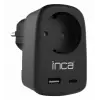 INCA IPW-42SY TYPE-C+ USB-A Giriş Soketli Duvar Prizi (KDO)
