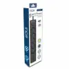 INCA IPW-44TU 5li 1,5mt Siyah 3Usb+Typ-C Akım Korumalı  Led Tuşlu Priz (KDO)