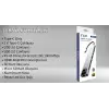 Inca ITPC-7T Type-C Giriş 2XType-C Çoklayıcı RJ-45 HDMI 4K@30 USB 3.0 Çoklayıcı Micro SD Kart
