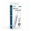 Inca IUSB-4TUX 3X2.0 3.0 USB Çıkış USB Çıkış 5 Gbps Usb Çoklayıcı Alüminyum Kasa