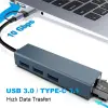 Inca IUTP-03TX Ethernet Usb 3.0+Type-C 3.1 Grişli 000 Mbps 3X3.1Usb Eternet-Çoklayıcı (KDO)
