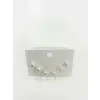 İnci (iğne Kısmı  Kaplama ) Zirkon Taşlı Pirinç Altılı  Kombin Küpe - Kp00655