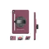 İpad 10.2 (7.nesil) Kılıf Hand Strap Tablet Kılıfı - Mürdüm
