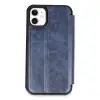 İphone 11 Kılıf Flip Cover - Lacivert