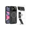 İphone 11 Kılıf Joy Lens Standlı Kapak - Siyah