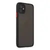 İphone 11 Kılıf Montreal Silikon Kapak - Siyah