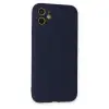 İphone 11 Kılıf Nano İçi Kadife Silikon - Lacivert