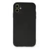 İphone 11 Kılıf Nano İçi Kadife Silikon - Siyah