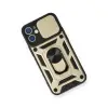 İphone 11 Kılıf Pars Lens Yüzüklü Silikon - Gold
