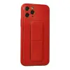 İphone 11 Pro Kılıf Coco Deri Standlı Kapak - Kırmızı
