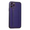 İphone 11 Pro Kılıf Coco Deri Standlı Kapak - Mor