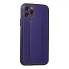 İphone 11 Pro Kılıf Coco Deri Standlı Kapak - Mor