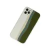 İphone 11 Pro Kılıf Ebruli Lansman Silikon - Beyaz-yeşil