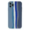 İphone 11 Pro Kılıf Ebruli Lansman Silikon - Mavi-gri