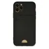 İphone 11 Pro Kılıf Kelvin Kartvizitli Silikon - Siyah