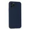İphone 11 Pro Kılıf Nano İçi Kadife Silikon - Lacivert