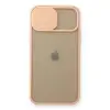 İphone 11 Pro Kılıf Palm Buzlu Kamera Sürgülü Silikon - Pembe